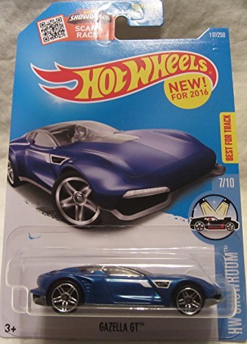 Hot Wheels 2016 H W Showroom Gazella Gt Metalflake Blue