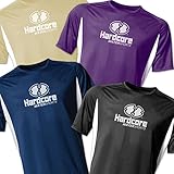 Mens Hardcore Loose Fit Rash Guard Swim Shirt with SPF Protection