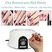 Steam Off Gel Nail Remover Machine, Portable Gel Nail Polish Acrylic Dip Nails Steamer, Remover Nail Resurrection Harmless Machine Nail Art Tools for Beauty Salon & Home Use (Black)