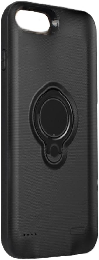 Loacy iPhone 6 plus/6s plus Battery Charger Case, 3700mAh Ultra Slim Rechargeable External Charger Case Portable Charging Case with Kickstand For iPhone 6 plus/6s plus/7 plus/8 plus 5.5"(Black)