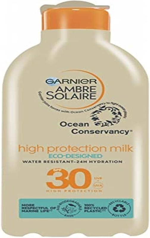 Garnier Ambre Solaire Ocean Protect Milk SPF30 200ml Sunscreen Lotion UVA UVB