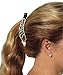 Banana Clip - Rhinestone Hair Accessory, Locking Clasp