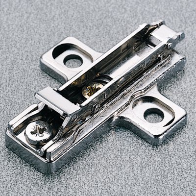 Salice 3mm Mounting Plate Wood Screw 2 Cam (4)