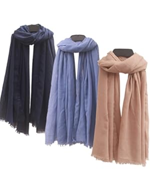 3 Packs Lightweight Infinity Scarf or Oblong Scarf For Women Scarf Shawl Wrap