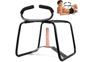 Sex Chair with Handrail Sex Furniture, SexyIn Multifunction Sex Position Chair with Realistic Dildo | Worth Over $150, Portab