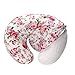 Nursing Pillow Cover, Pillow Slipcover, Waterproof Breastfeeding Pillow Protective Cover for Mom,Newborn Infant Soft Cotton Feeding Cushion Case for Boys and Girls(White)