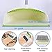 Skizem Broom and Dustpan Set with Long Extendable Handle-Wisp and Pet Hair Cleaning,Ideal Kitchen, Home Ourdoor Lobby Upright Broom and Dust pan Combo with Holder