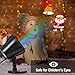 1byone Christmas Decorations Light Projector, 8in1 Auto-Shifting Images and Auto-Switchable Pattern, Outdoor/Indoor Use, IP65 Water-Resistant