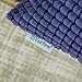 CaliTime Cozy Throw Pillow Cover Case for Couch Sofa Bed Comfortable Supersoft Corduroy Corn Striped Both Sides 18 X 18 Inches Navy Blue