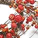 VGIA 18 Inch Red Berry Wreath Fall Wreath Front Door Decor Wreath Fall Decorations
