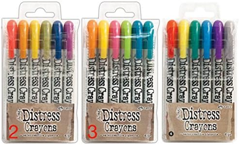Ranger Tim Holtz 18 Distress Crayons Sets #2, #3, #4