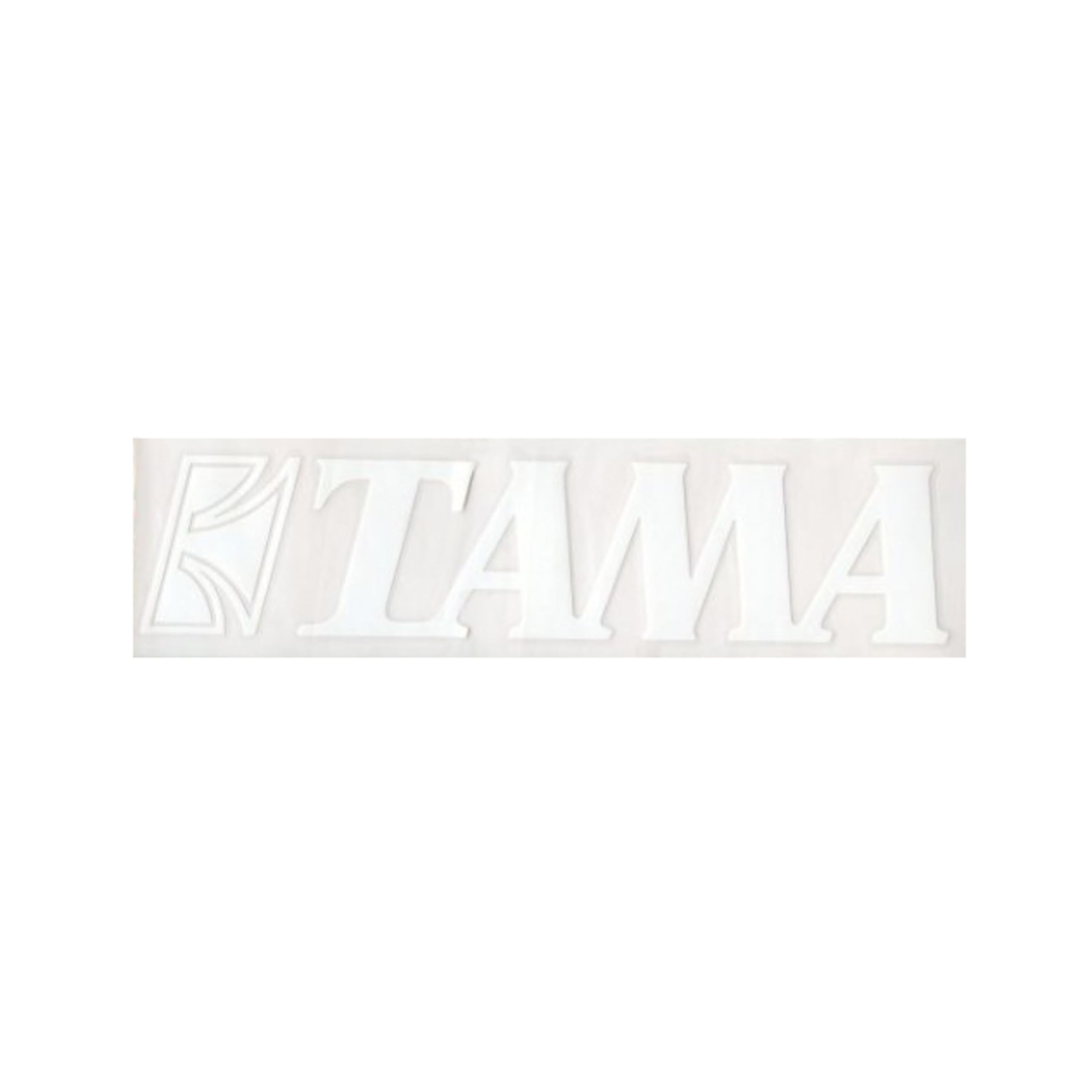 TAMA Logo Sticker (White / 50mm x 230mm)