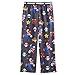 Nintendo Super Mario Boy's Flannel Pajama Pants (Large / 10-12, Gray)
