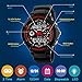 Kid Watch Multi Function Digital LED Sport 50M Waterproof Electronic Analog Quartz Watches for Boy Girl Children Gift Red