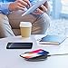 POWERADD Fast Wireless Charger, Qi-Certified matted powerport 10W with Samsung Galaxy Note9/S9/s9 Plus/Note8/S8/S8 Plus,7.5W Compatible with iPhone Max/XR/XS/X/8/8 Plus,5W for All Qi-Enabl(No Adapter)