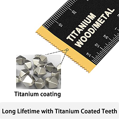 10 PC Titanium Oscillating Multitool Blades LEILUO Oscillating Tool