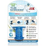 TubShroom The Revolutionary Tub Drain Protector Hair Catcher/Strainer/Snare, Blue