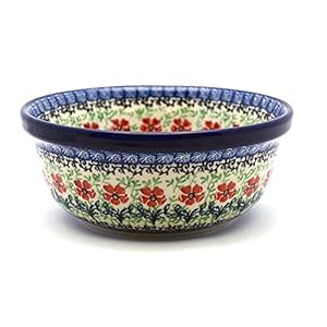 Polish Pottery Bowl – Soup and Salad – Maraschino