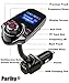 FM Transmitter , Parihy Wireless In-Car Bluetooth Car Kit Adapter W 1.44 Inch Display, USB Charger, Hands Free Calling, TF/SD Card Mp3 Player for iPhone, Samsung, iPad, Any Bluetooth Devices (T10)