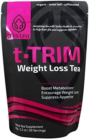Bria T-TRIM Weight Loss Tea: Teatox to Boost Metabolism - Suppress Appetite - Extra Energy | Loose Leaf 30 Servings