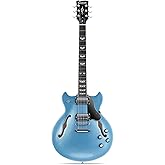 WestCreek 333 Electric Guitar with 6 String, Semi Hollow Body Jazz Electric Guitar, Alnico Humbucker Pickups, Roosewood Fretb