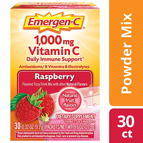 Emergen-C Raspberry Flavor Vitamin C Drink Mix, 30 Packets - Image 11