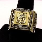 Gold Fantasy Football Champion Ring / FFL Championship Winner