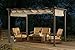 Sunjoy Large Naples Pergola, 10' by 8', Beige