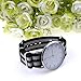 NATO Strap 2 Packs Canvas Fabric Nylon Watch Straps with Stainless Steel Buckle,Adebena Ballistic Replacement NATO Watch Bands Width 20mm Black and Black/Grey