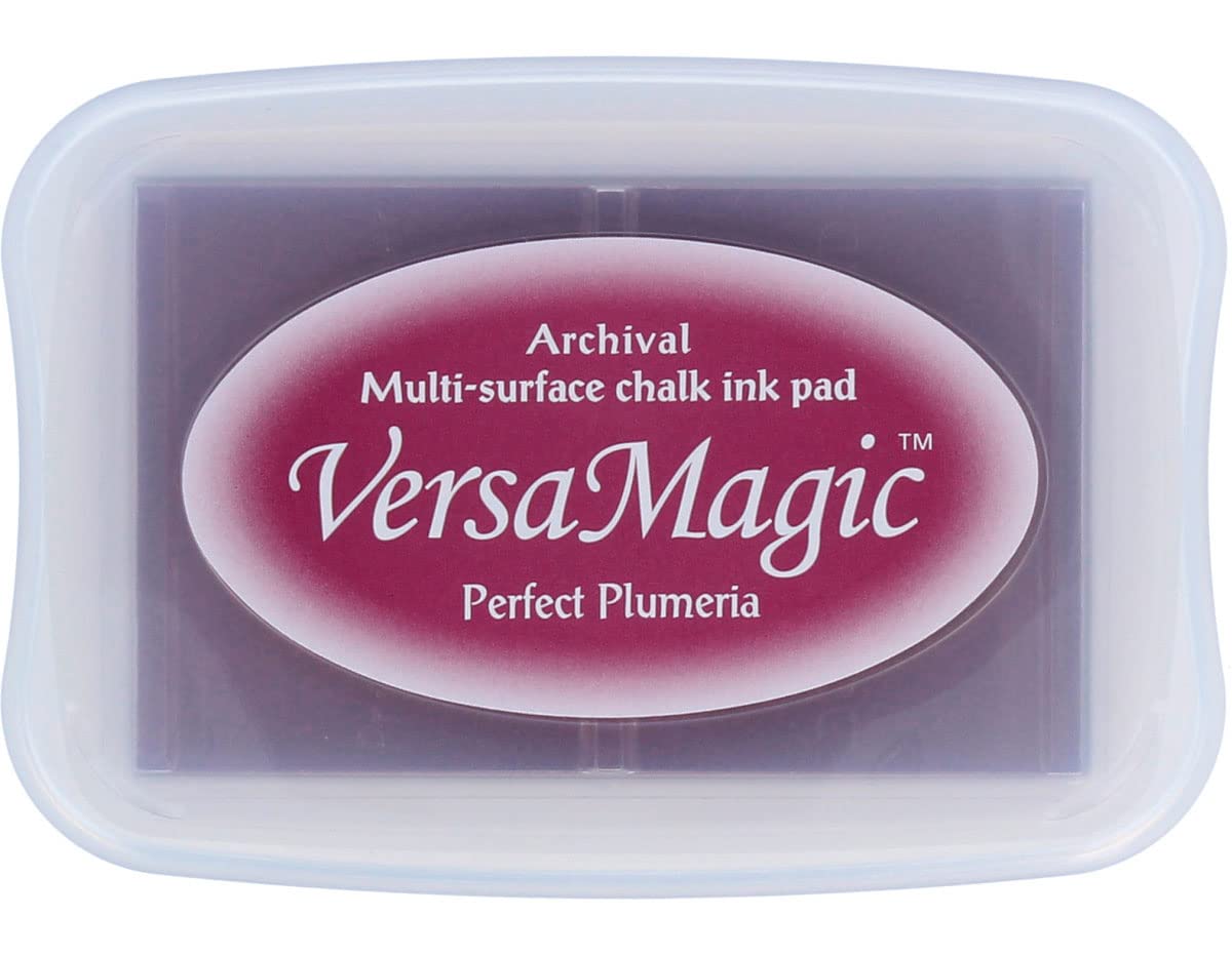 Tsukineko Versamagic Chalk-Finish Ink Pad - Pretty Plumeria
