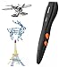 3D Pen Meterk Professional Printing Drawing Pen for Kids Adults Arts Craft with 1.75mm 16 Colors PLA Filament Refills DIY 3D Pen Doodler Drawing Printing Working with ABS PLA Filament