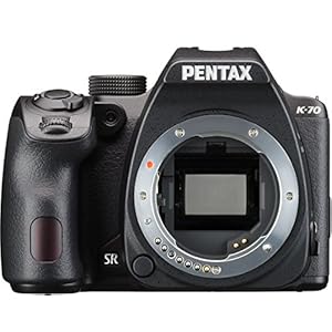 Pentax K-70 behuizing (24 megapixels, 3 inch display, live view, Full HD, Pixelshift) zwart