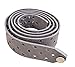 Hero's Pride Shirt Tailor Rubber Belt - Adjustable Shirt Stays for Men - Non-Slip Shirt Keepers For Law Enforcement - Stay Tucked In Appearance (Grey, 44
