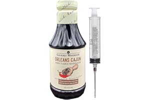 Gourmet Warehouse Orleans Cajun Injectable Marinade with Syringe Included 16 Ounces - (Pack of 1)
