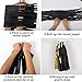2022 Graduation Party Decorate Supplies, Black Gold Banner Balloon Tassels for Adults Kids High School College Senior Congrats Photo Frame Yard Sign