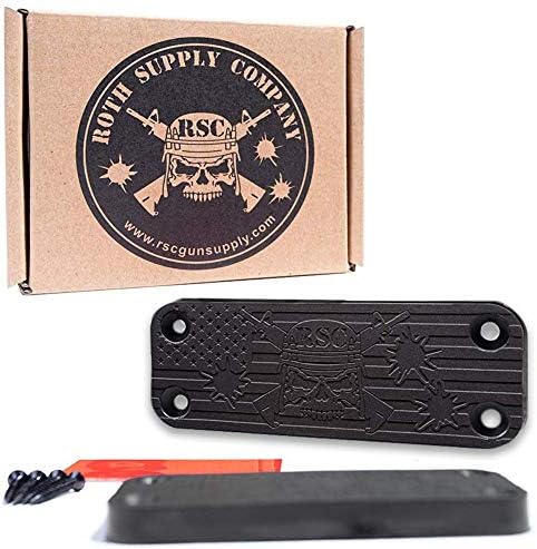 Roth Supply Company RSC Magnetic Gun Mount (43lbs Capacity) Gun Magnet for Your Car Or Home, Handguns, Pistols, Firearms, Shotguns, Rifles & More | Concealed Holder for Truck, Wall, Desk, Vault