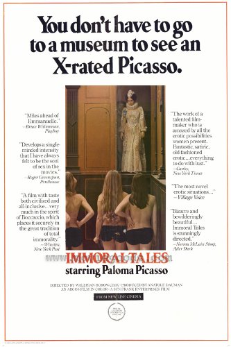 Amazon Com Immoral Tales Movie Poster 27 X 40 Inches 69cm X