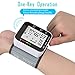 Automatic Wrist Blood Pressure Monitor – Blood Pressure Cuff with LCD Display – BP Monitor, BP Cuff for Detecting Irregular Heartbeat – Includes Intelligent Voice Function