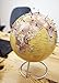 Bullseye Office Magnetic World Globe (Tan)