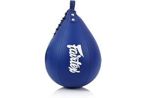 Fairtex SB2 Microfiber Muay Thai Boxing Speed Bag - Black, Gold, Red, Blue