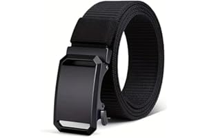 Durable Nylon Belts Fashion Belt Man Adjustable 120x3.8cm Canvas Belt with Pin Buckle Auto Closure Lightweight Everyday Wear