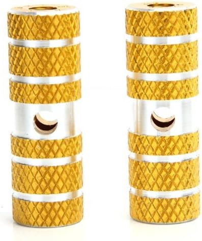 gold bmx pegs