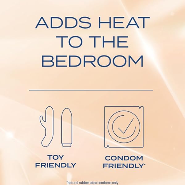 K-Y WARMING LUBE FOR SEX, SENSORIAL PERSONAL LUBRICANT LIQUID, NEW IMPROVED FORMULA COMPATIBLE WITH CONDOMS, 2.4 FL OZ
