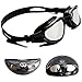 SwimmaxT Swim Goggles for Adults – Anti-Fog No-Leak UV Protection Swimming Goggles with Nose Clip & Ear Plugs for Men & Women