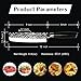 imarku Professional Kitchen Knife Set with Block Wooden, Knife Sharpener for Chef Knife Set, German Stainless Steel Kitchen Knives (7-inch Nakiri Knife)