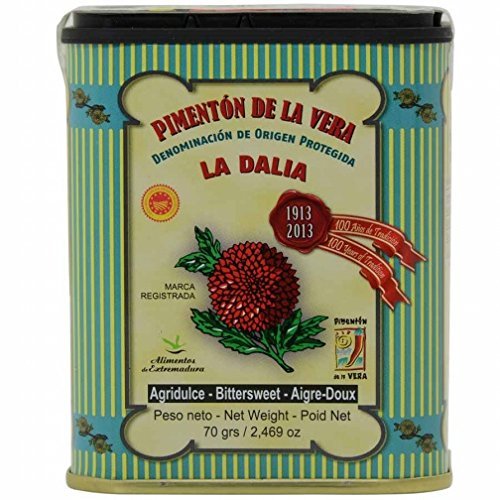 La Dalia Pimentón de la Vera DOP agridulce | Mittelscharfes geräuchertes Paprikapulver