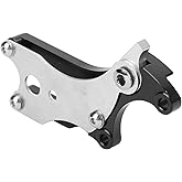 Kukyller Disc Brake Adapter, 121mm/4.8in Bikes Fixed Seat Adapter Converter Aluminum Alloy Disc Brake Conversion Mounts Parts for Mountain Bikes Accessories