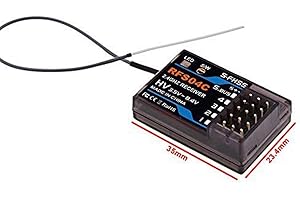 AGFRC 4CH SBUS Dual Antenna RC Receiver Compatible with TM-FH RF S-FHSS (RFS04C)
