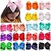 16Pcs 8 Inch Hair Bows Girls Large Big Boutique Grosgrain Ribbon Hair Bows Alligator Hair Clips Hair Accessories For Baby Girls Toddlers Kids Children Teens