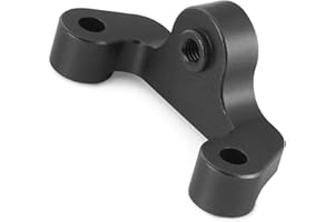 CNszlan Aluminum 7075 Steering Fixed Resistance for LOSI 1/4 Promoto-MX Motorcycle (Black)